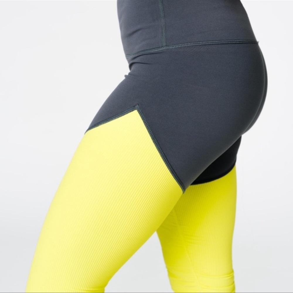 Neon Yellow Parallel Luxe Hi-Rise 7/8 24" (4)